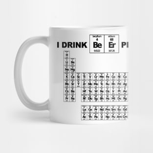 Beer Drinkers Periodic Table Mug